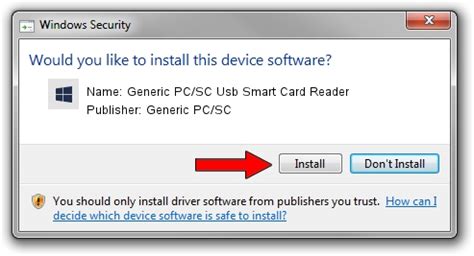 generic pc sc usb smart card reader win7|How to be sure that the SpringCard PC/SC driver is .